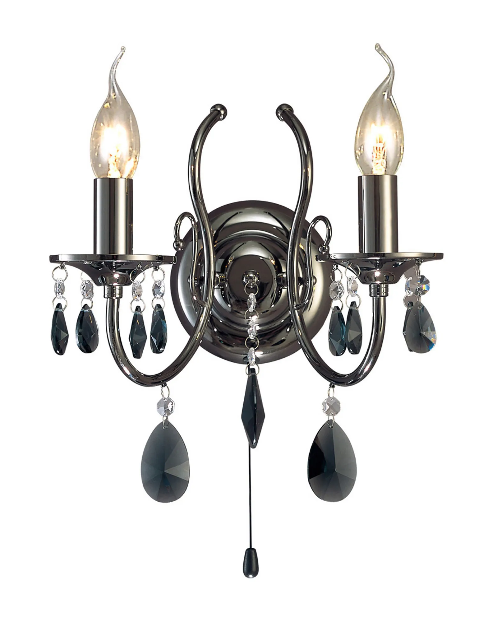 IL30902  Luna Crystal Wall Lamp 2 Light
